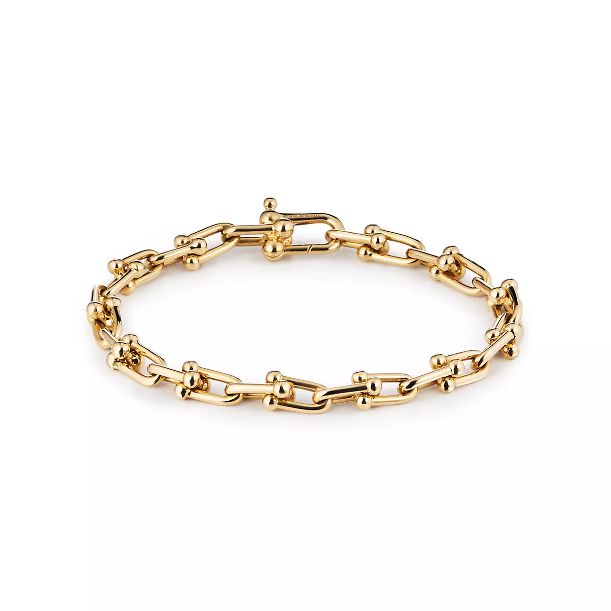 [Ornora Jewelry]HARDWEAR SMALL LINK 26 MOTIF GOLD BRACELET