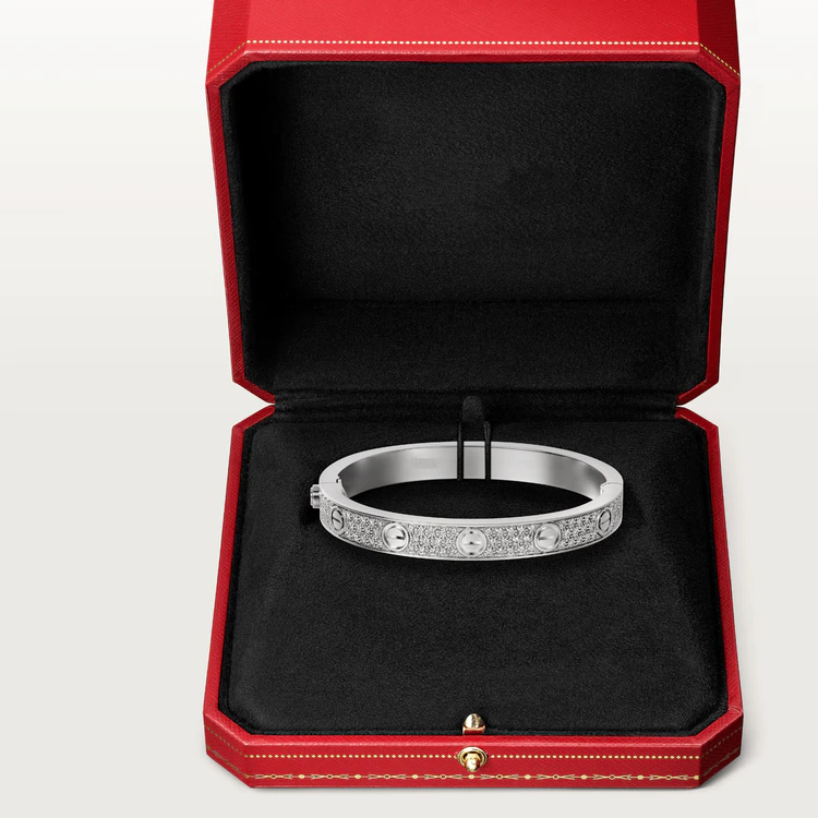 [OrnoraJewelry]LOVE BRACELET 6.1MM DIAMOND-PAVED