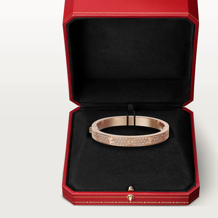 [OrnoraJewelry]LOVE BRACELET 6.1MM DIAMOND-PAVED