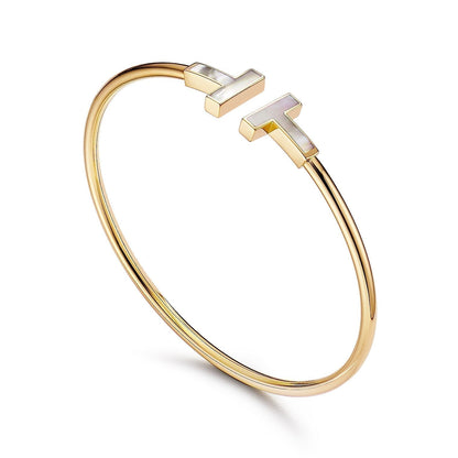[Ornora Jewelry]T BRACELET 1.8MM MOP PINK GOLD