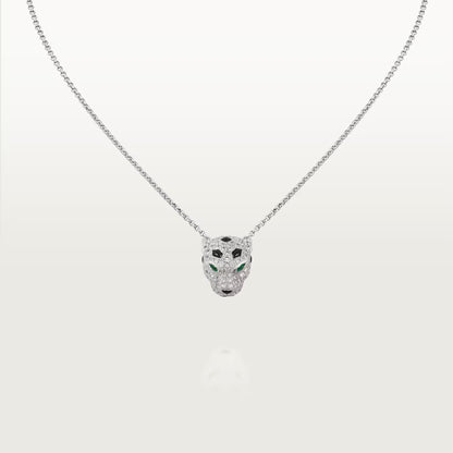 [OrnoraJewelry]PANTHERE FULL DIAMOND NECKLACE