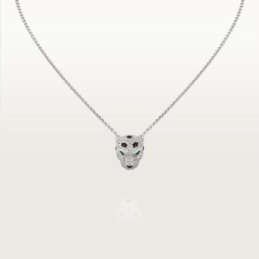 [OrnoraJewelry]PANTHERE FULL DIAMOND NECKLACE