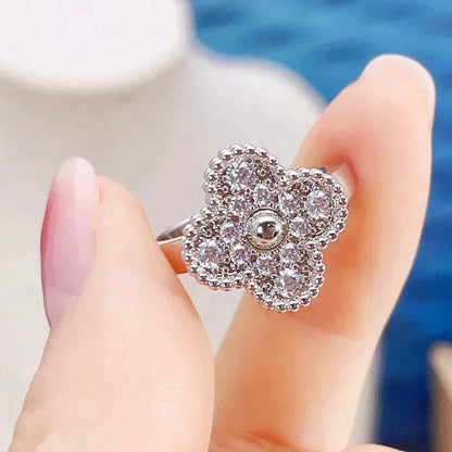 [OrnoraJewelry]CLOVER DIAMOND RING