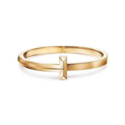 [Ornora Jewelry]T1 WIDE HINGED BANGLE BRACELET
