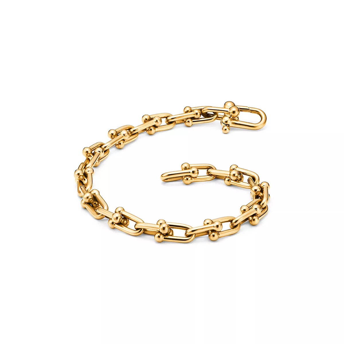 [Ornora Jewelry]HARDWEAR SMALL LINK 26 MOTIF GOLD BRACELET