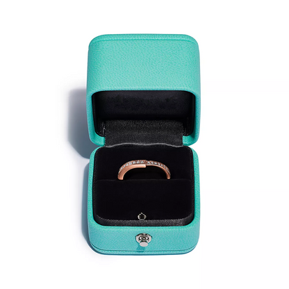 [Ornora Jewelry]LOCK RING PINK GOLD DIAMOND PAVED