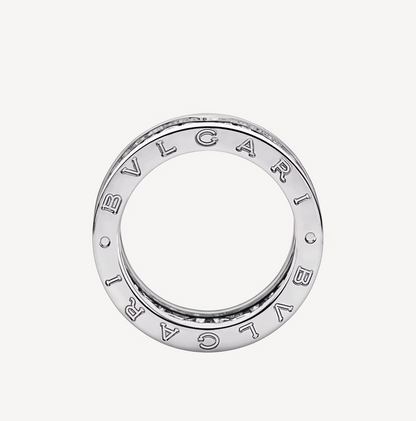 [OrnoraJewelry]ZERO 1 WITH PAVED DIAMONDS ON THE SPIRAL RING