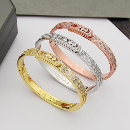 [OrnoraJewelry]Move Noa Full Pavé Diamond Bangle Bracelet