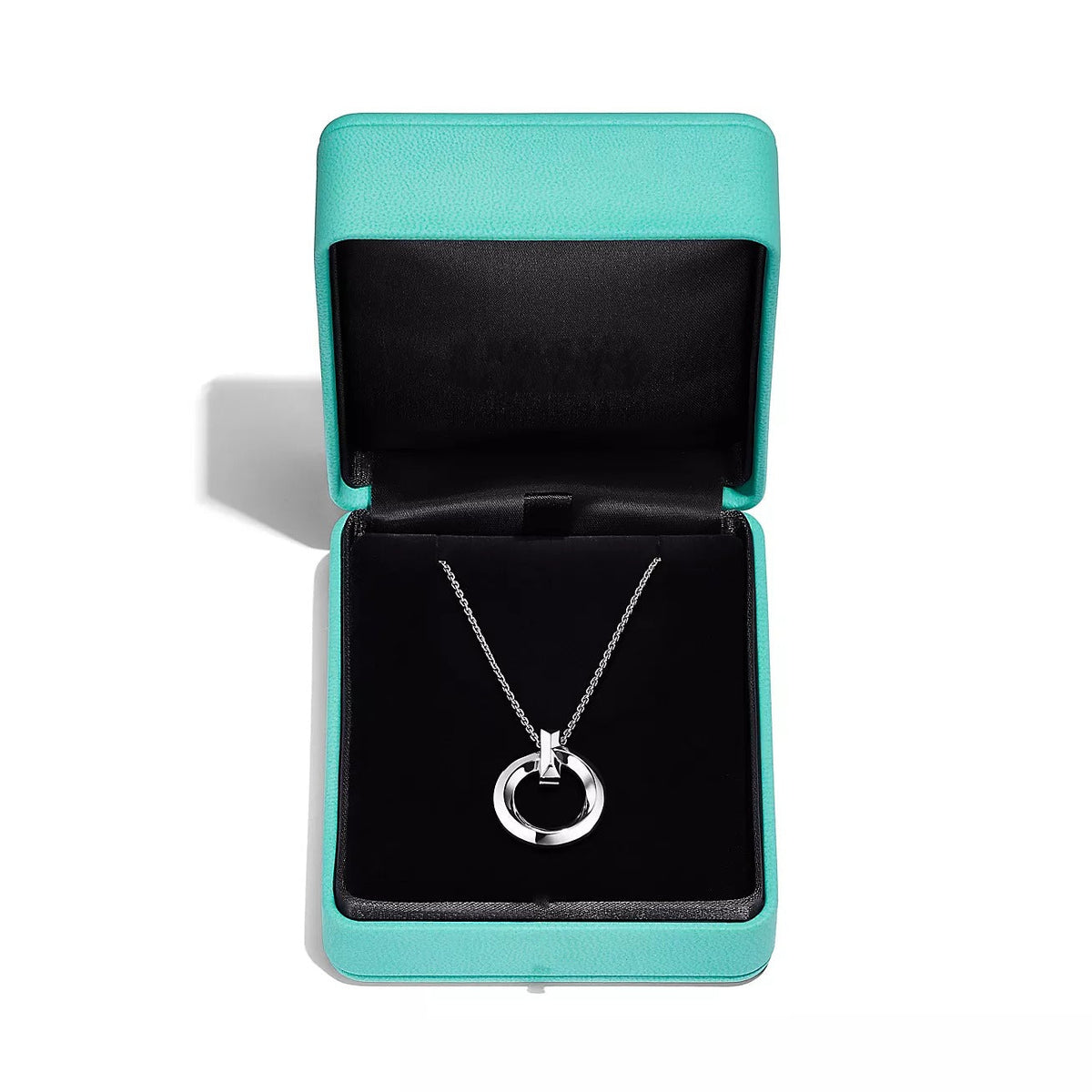 [Ornora Jewelry]T CIRCLE PENDENT SILVER NECKLACE