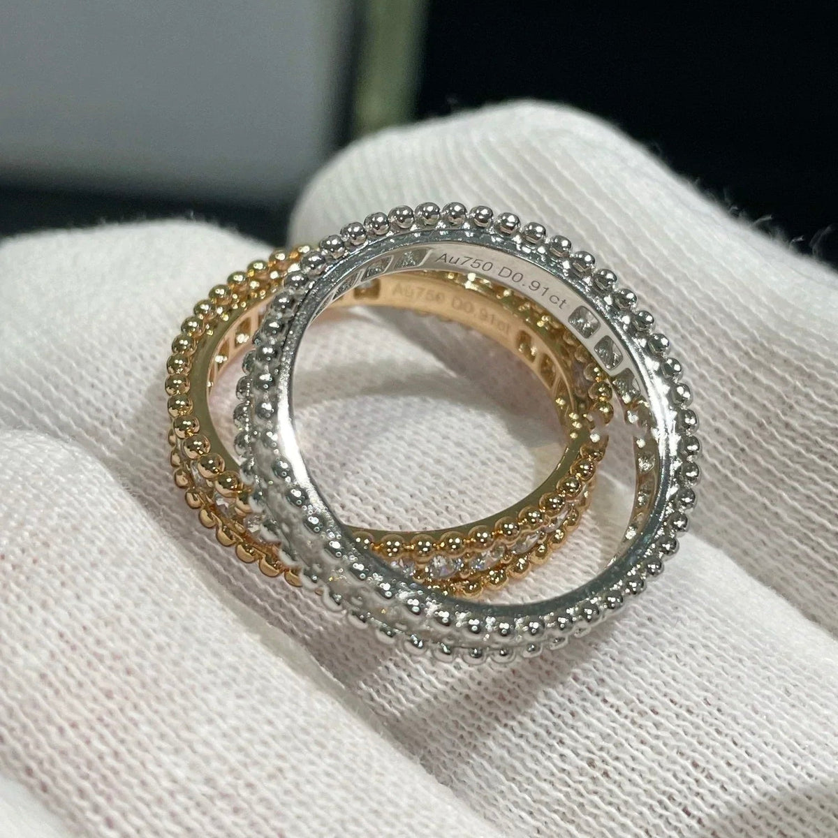 [OrnoraJewelry]PERLEE DIAMOND ROSE GOLD RING