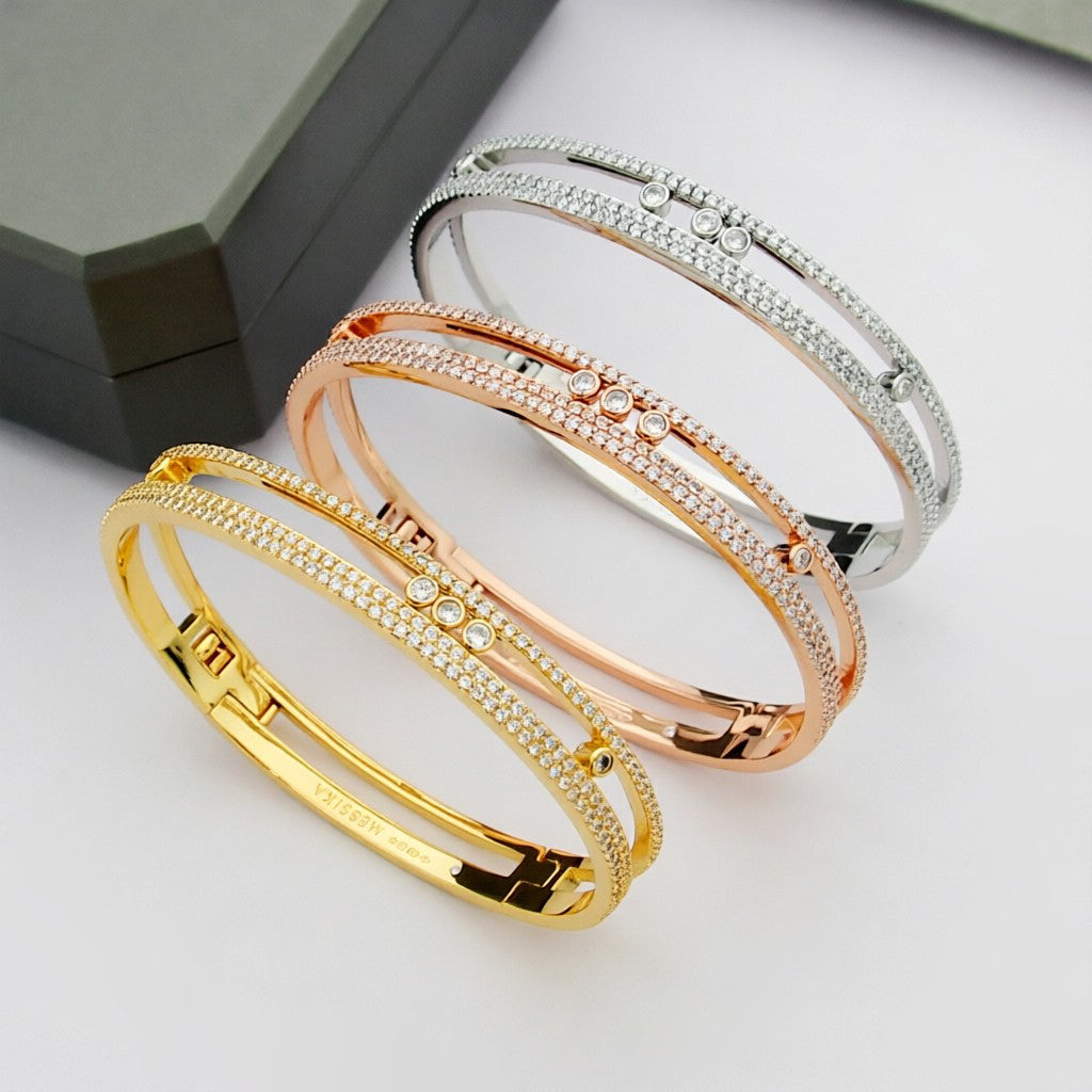 [OrnoraJewelry]Move Romane pavé bangle