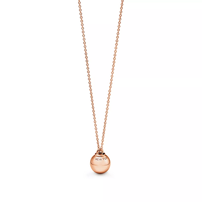 [Ornora Jewelry]BALL PENDANT 12.75MM NECKLACE