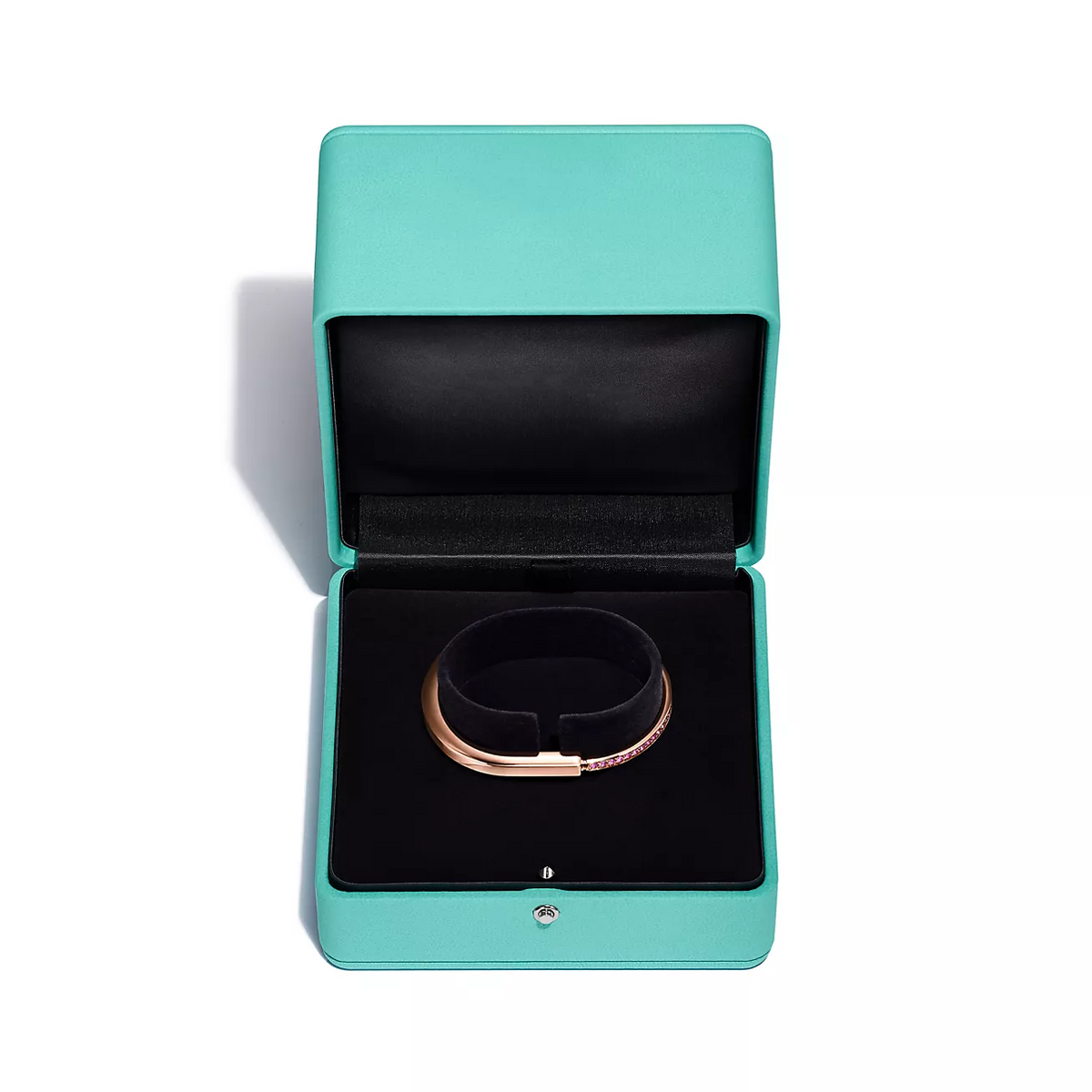 [Ornora Jewelry]LOCK BRACELET ROSE DIAMOND PINK GOLD
