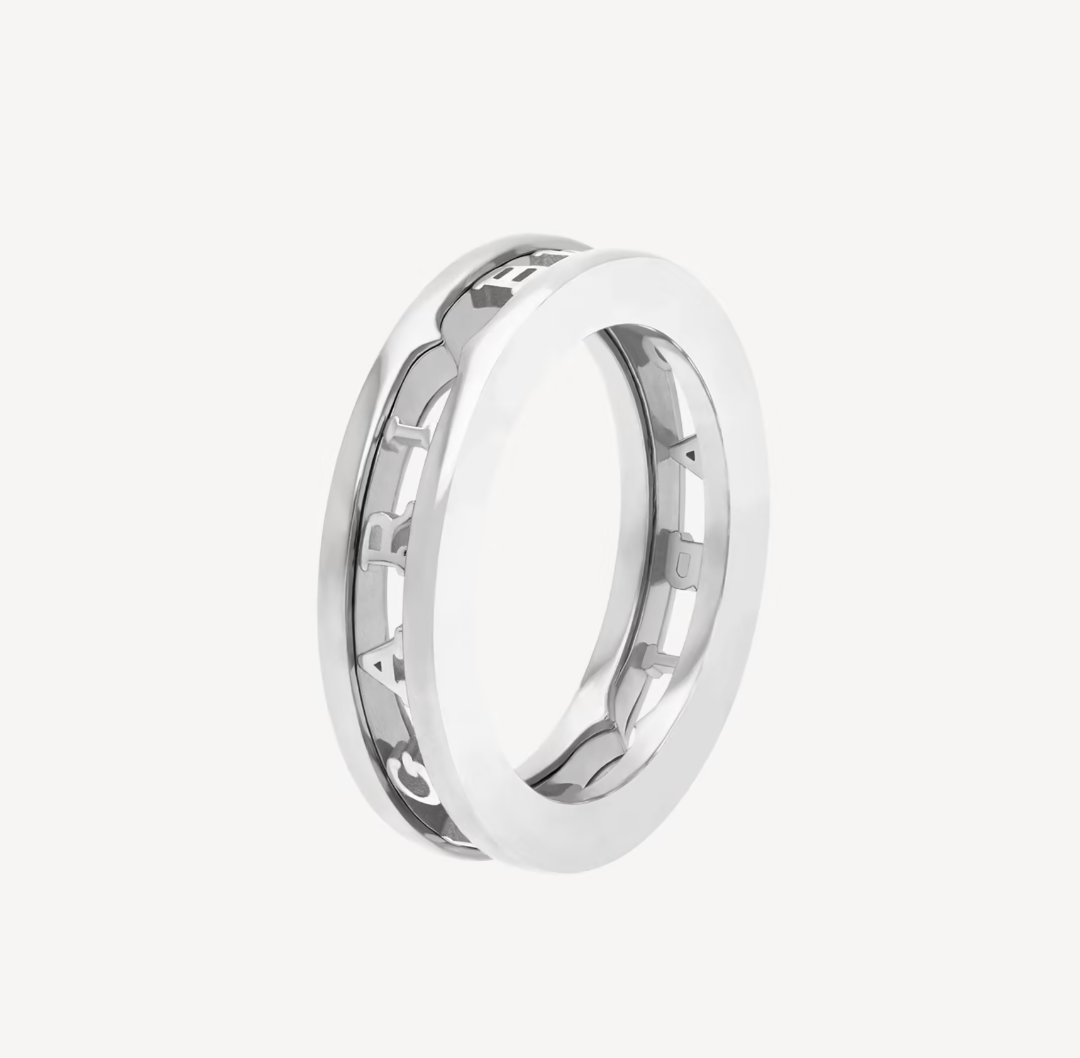 [OrnoraJewelry]ZERO 1 ONE-BAND WITH OPENWORK LOGO SPIRAL RING