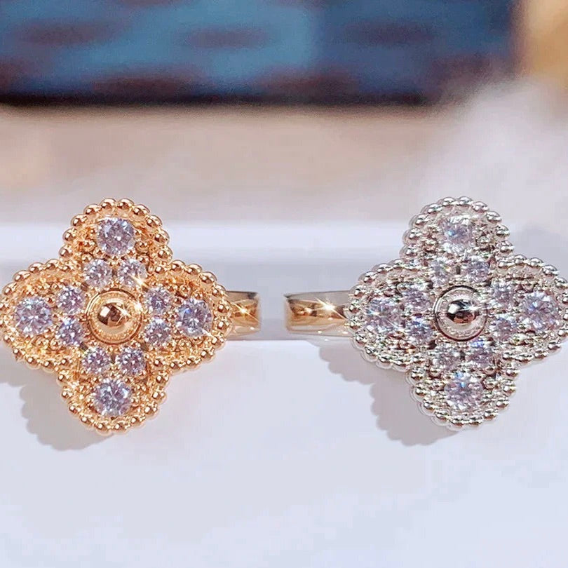 [OrnoraJewelry]CLOVER DIAMOND RING