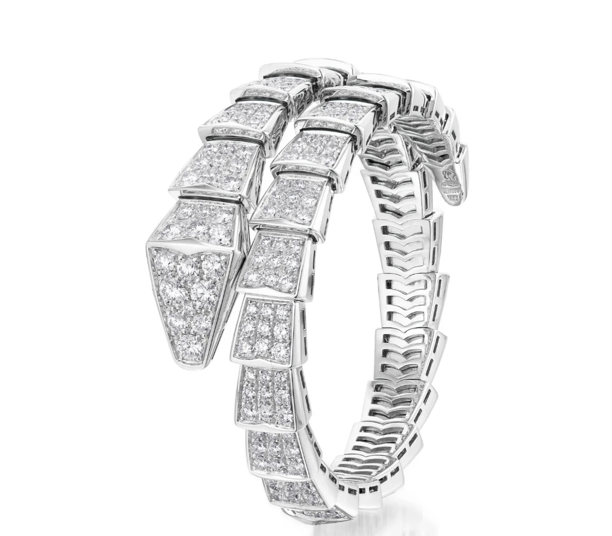 [OrnoraJewelry]SERPENTI BRACELET 8MM PINK GOLD DIAMOND