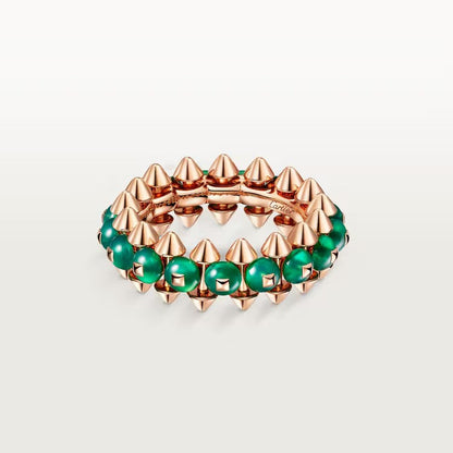 [OrnoraJewelry]CLASH 7.9MM AGATE CHALCEDONY RING