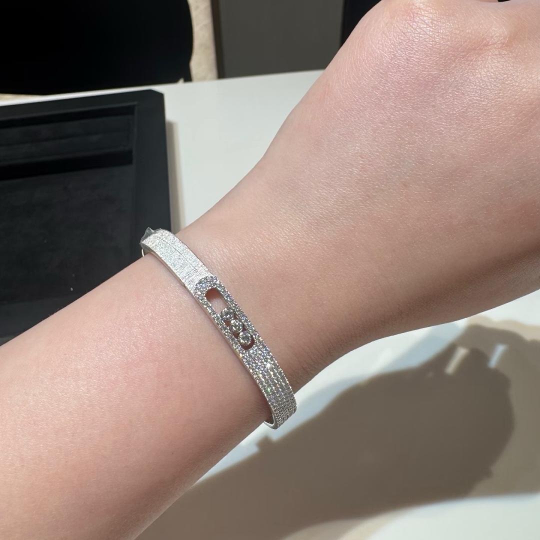 [OrnoraJewelry]Move Noa Ciselé half pavé bangle