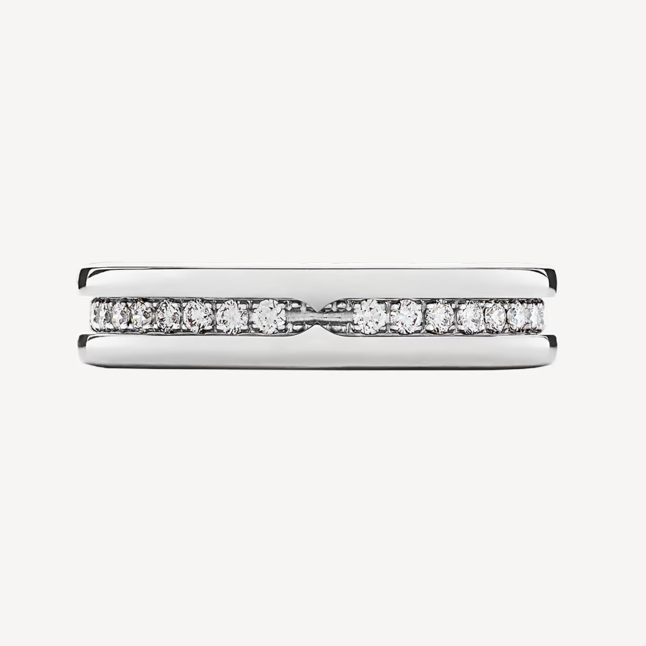 [OrnoraJewelry]ZERO 1 ONE-BAND PAVED DIAMONDS ON THE SPIRAL RING