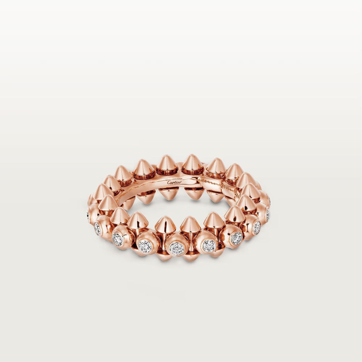 [OrnoraJewelry]CLASH 6.8MM DIAMOND MEDIUM RING