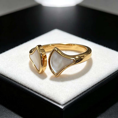 [OrnoraJewelry]BVLGARI Double Fan Open-Faced Ring