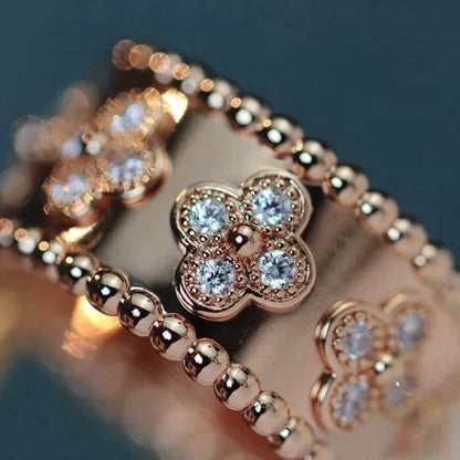 [OrnoraJewelry]CLOVER KALEIDOSCOPE RING 10MM