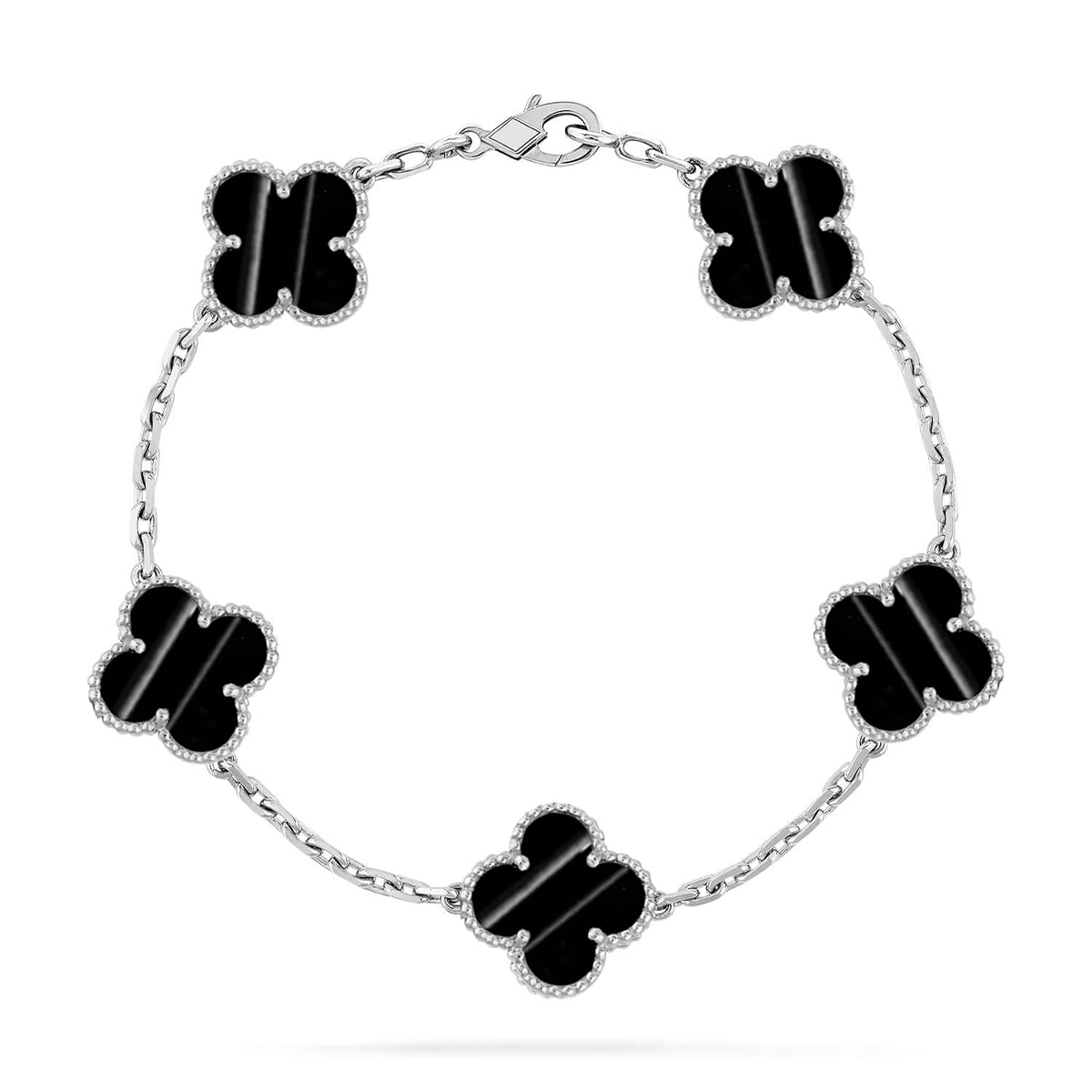 [OrnoraJewelry] CLOVER 5 MOTIF PULSAR STONE BRACELET COLLECTION