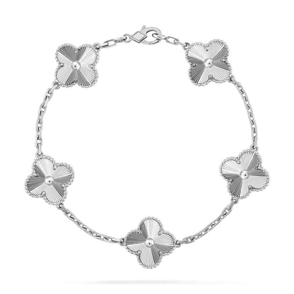 [OrnoraJewelry] CLOVER 5 MOTIF LASER BRACELET COLLECTION