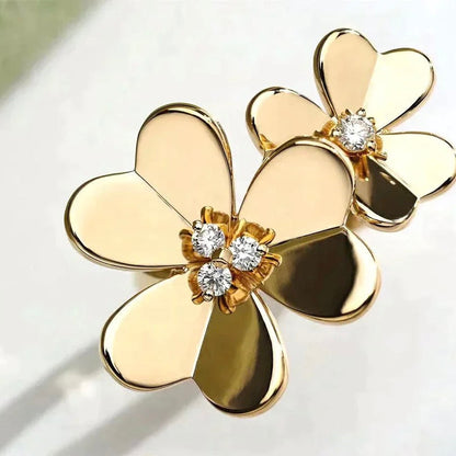 [OrnoraJewelry]CLOVER COMOS GOLD DIAMOND RING
