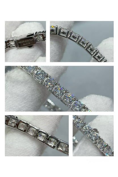 [OrnoraJewelry]TENNIS BRACELET WITH FULL DIAMOND SETTING