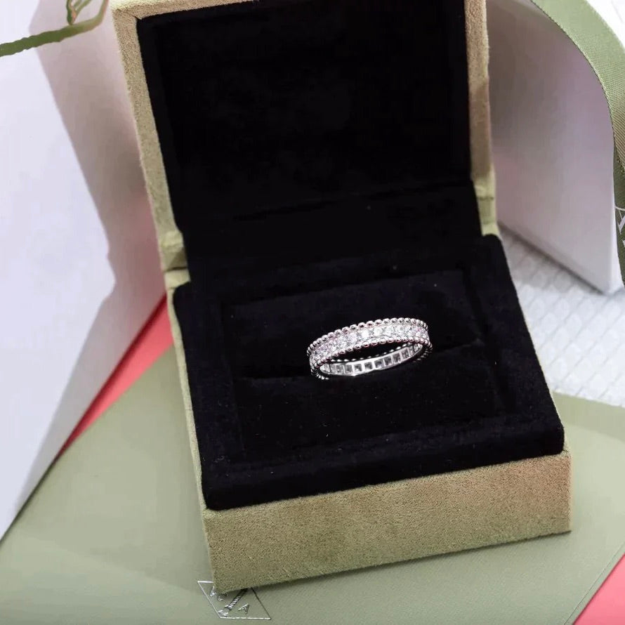 [OrnoraJewelry]PERLEE DIAMOND SILVER RING