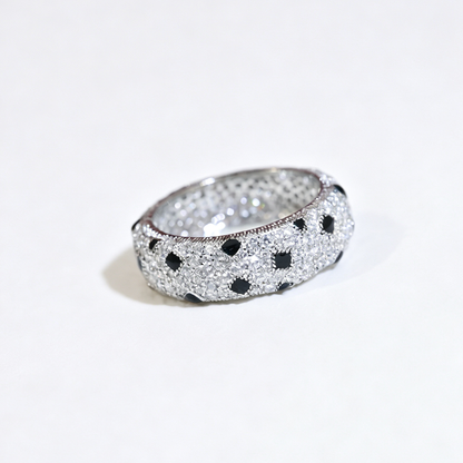 [OrnoraJewelry]PANTHERE SPOTTED FULL DIAMOND RING