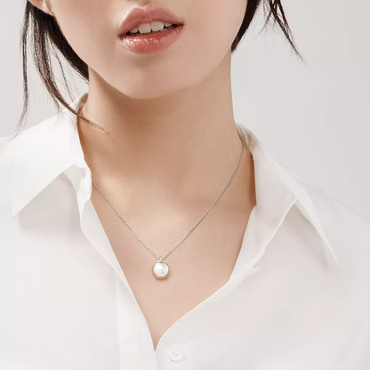 [Ornora Jewelry]BALL PENDANT 12.75MM NECKLACE