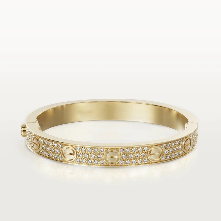 [OrnoraJewelry]LOVE BRACELET 6.1MM DIAMOND-PAVED