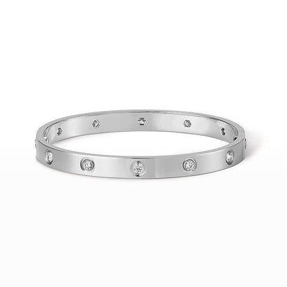 [OrnoraJewelry]LOVE BRACELET 6.1MM 10 DIAMONDS