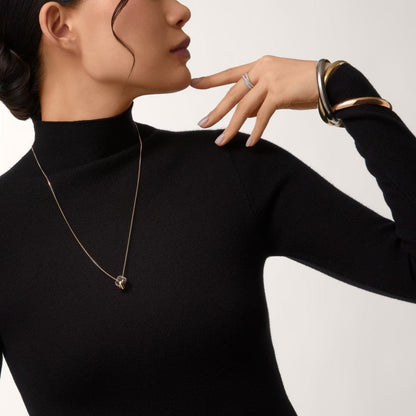 [OrnoraJewelry]TRINITY CUSHION NECKLACE COLLECTION