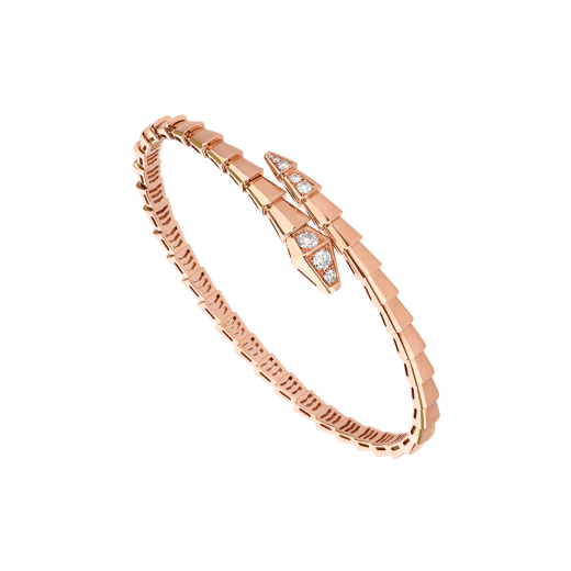 [OrnoraJewelry]SERPENTI BRACELET DIAMONDS PINK GOLD
