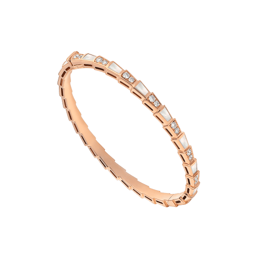 [OrnoraJewelry]SERPENTI BRACELET PINK GOLD MOP DIAMOND