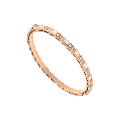 [OrnoraJewelry]SERPENTI BRACELET PINK GOLD MOP DIAMOND