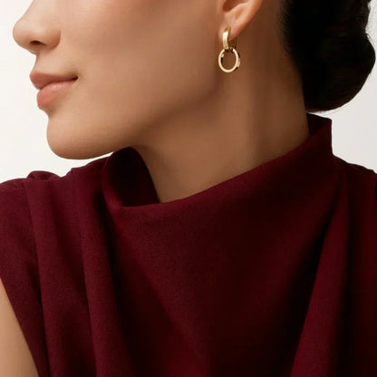 [OrnoraJewelry]LOVE 3.3MM DANGLE EARRINGS