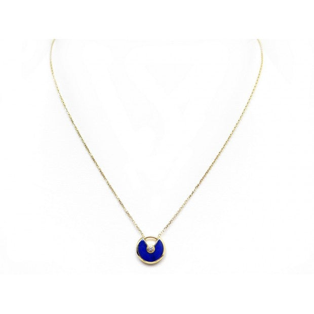 [OrnoraJewelry]AMULETTE ROSE GOLD AGATE NECKLACE
