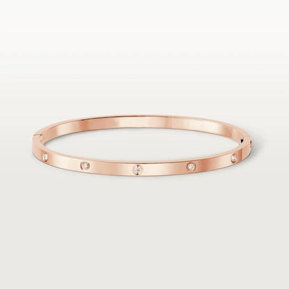 [OrnoraJewelry]LOVE BRACELET 3.65MM 10 DIAMONDS