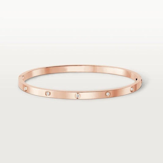 [OrnoraJewelry]LOVE BRACELET 3.65MM 10 DIAMONDS