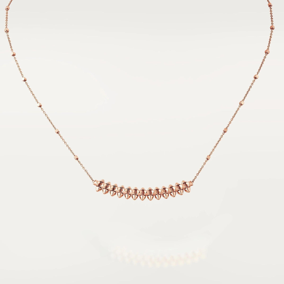 [OrnoraJewelry]CLASH PINK GOLD NECKLACE
