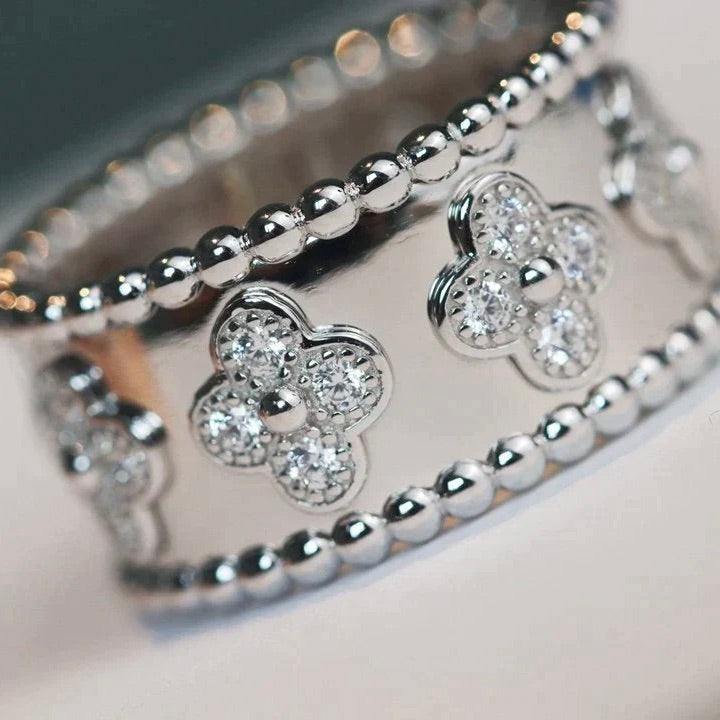 [OrnoraJewelry]CLOVER KALEIDOSCOPE RING 10MM