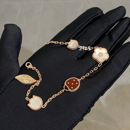 [OrnoraJewelry]LUCKY SPRING 5 MOTIF BRACELET1