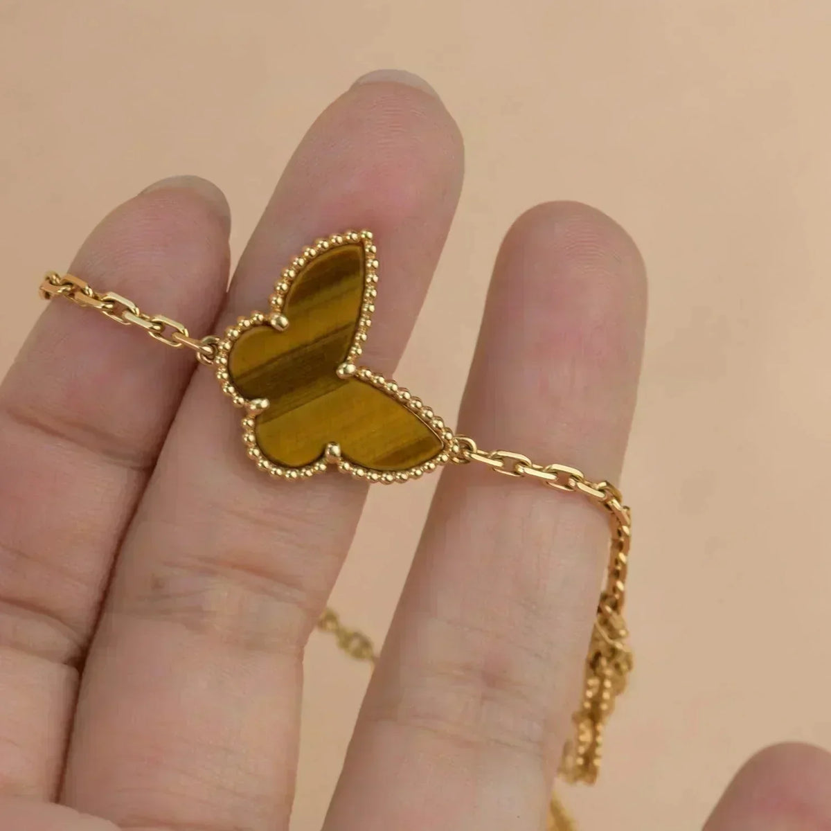[OrnoraJewelry]LUCKY SPRING 5 MOTIF GOLD BRACELET