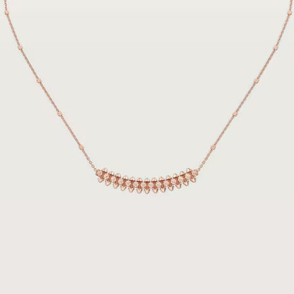 [OrnoraJewelry]CLASH  SMALL FULL DIAMOND NECKLACE