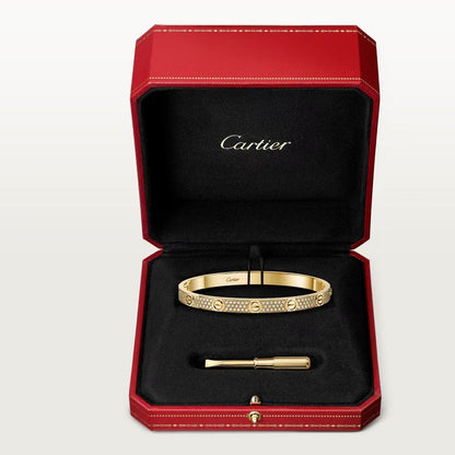 [OrnoraJewelry]LOVE BRACELET 4.8MM DIAMOND-PAVED