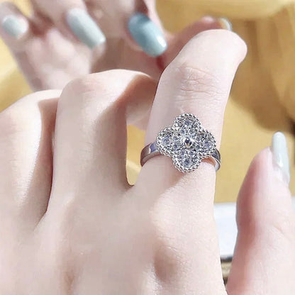 [OrnoraJewelry]CLOVER DIAMOND RING